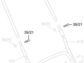 Vis pour tondeuse à gazon AHM 38 C BOSCH